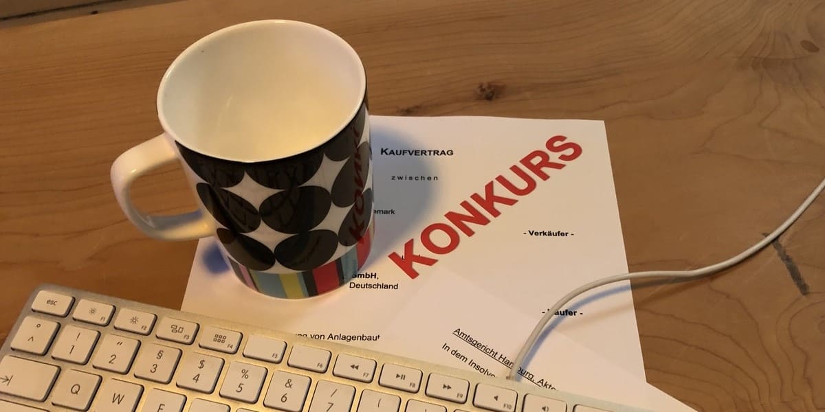 Symbolisk billede: Konkurs Tyskland