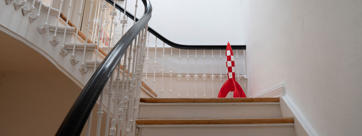 Treppenhaus Rakete