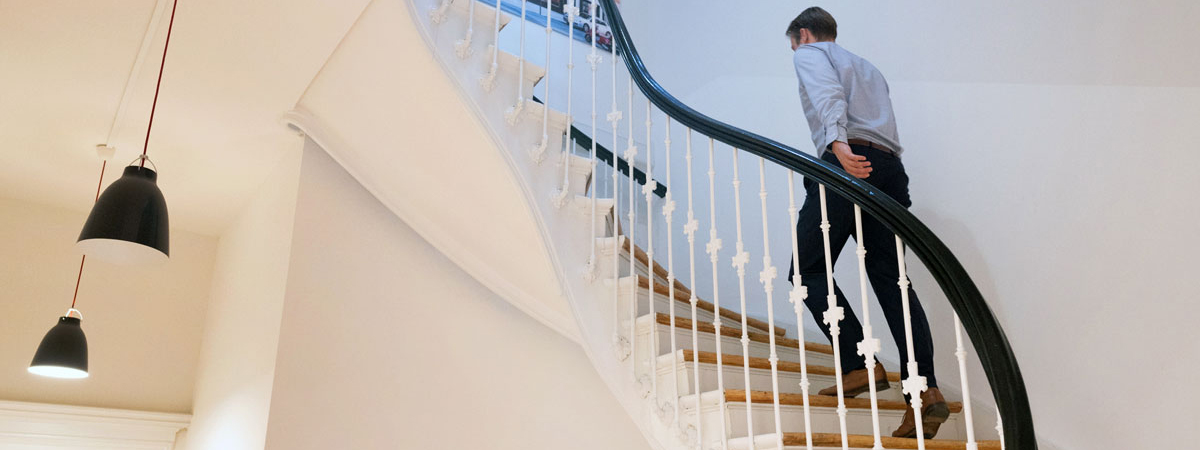 Treppe nach oben